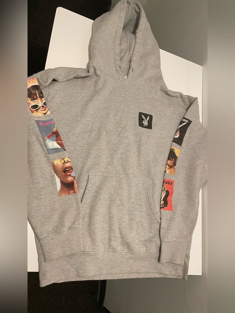 Playboy Brand Men’s size Medium Hoodie Vintage Covers
